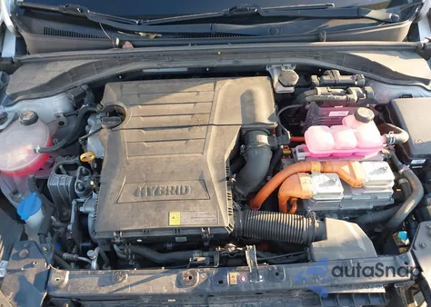 2020 Hyundai Ioniq Hybrid Blue z USA, uszkodzony, nr VIN KMHC65LC2LU241789